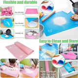 Silicone baking sheet for chapati and dough rolling