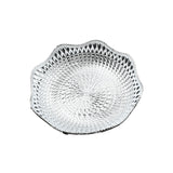 Decorative serving tray in round shape