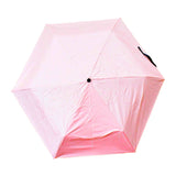 3-Fold Sun & Rain Protective Solid Foldable Umbrella, (1 Pc)