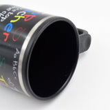 Stainless Steel Insulated Travel Mug - Double-Walled Vacuum Cup with Lid & Handle
