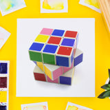 0869 3x3x3 Cube Solving Kit - Includes Cube, Formula Sheets, Perfect for Beginners and Enthusiasts, 3d puzzles game | rubick cube puzzle cubes | rubix cube (1 Pc )