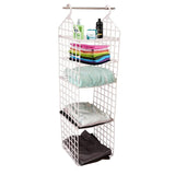 4526 MULTIPURPOSE 5 LAYER FOLDING CLOTHES STORAGE RACKS||CLOSET FOR STUDENTS WARDROBE SHELVES SOCKS, SCARF, T-SHIRT, ETC||HANGING ORGANIZER STORAGE HOLDERS & RACKS