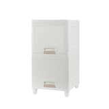 Multipurpose Storage Cabinet, Storage Solutions plastic drawers || Multi Layer Wardrobe Storage Drawers || Foldable Multipurpose Drawer Units For Kitchen, Bathroom, Bedroom, Cloth (2 Layer)