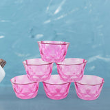 6pc Diamond shape ice cream bowl set