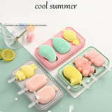 Silicone Popsicle Molds for Summer with Sticks & Lids