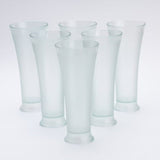 High Quality Faluda, ice cream, Juicer and Water Glasses Set of 6 Transparent, Drinking Water Glasses Stylish Glasses for Faluda, Water, Juice, Glass Set of 6 Pcs (Plastic 300 ML Approx)