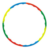 Interlocking hula hoop for fitness with adjustable diameter