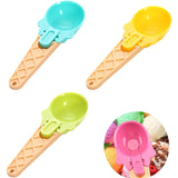 5509 Ice Cream Spoons 2pcs Plastic Water Melon Scoopers with Trigger Dipper and Adults for Summer Party Ice Cream Scoop, Food Serving Spoon Kitchen Tools Ice Cream Digging Spoon Household Spoons Cupcake Spoons Aps Fruit Ball Player (2 Pc)