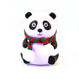 Panda 7-Color LED Silicone Touch Lamp (1 Pc) with Rechargeable Night light and Touch Gesture for Kids’ Room, Soft Glow Decor for a Peaceful Sleep and an Adorable Christmas Gift (1 Pc)
