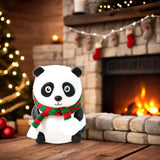 Panda 7-Color LED Silicone Touch Lamp (1 Pc) with Rechargeable Night light and Touch Gesture for Kids’ Room, Soft Glow Decor for a Peaceful Sleep and an Adorable Christmas Gift (1 Pc)