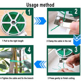 Garden Wire, Sturdy Plant Ties for Support, Garden Ties with Cutter for Tomatoes Vines, Plant Wire Tie Wire for Indoor, Outdoor, Home and Office Use (50 Mtr)