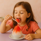 Manual Ice Crusher & Snow Cone Maker with Hand Crank