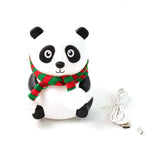 Panda 7-Color LED Silicone Touch Lamp (1 Pc) with Rechargeable Night light and Touch Gesture for Kids’ Room, Soft Glow Decor for a Peaceful Sleep and an Adorable Christmas Gift (1 Pc)