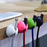 1334 Cable Clips Multi Purpose Cable Organizer , Wire Holder For Desk And Table Use 