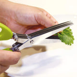 3-blade herb scissor made of stainless steel for efficient cutting