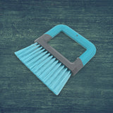 Broom and dustpan set for car and keyboard cleaning