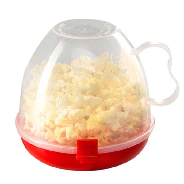 Multicolour plastic popcorn maker for easy and quick popcorn