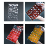 Disposable Ice Cube Bags, Stackable Easy Release Ice Cube Mold Trays Self-Seal Freezing Maker,Cold Ice Pack Cooler Bag for Cocktail Food Wine