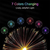 2pcs Garden Solar Outdoor Lights Decorative , 7 Colors Changing RGB Light Waterproof Flower Jellyfish Firework Decor for Garden Patio Landscape Pathway Yard Holiday Decor