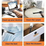 3 in 1 Mini Car Vacuum – Wireless, Rechargeable, Blower & Dust Cleaner for Car, Home & Keyboard