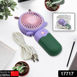 Mini USB Handheld Fan, Portable and lightweight Mini Fan for Home, Office, Travel and Outdoor Use (1 Pc)