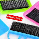 Convenient mini dustpan set for efficient cleaning.