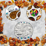 Versatile rotating tray for dry fruit and snack storage