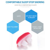 Anti-snoring and air-purifying nose clip for restful sleep