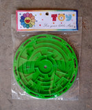 Maze puzzle toy with vibrant colors and engaging design for children.