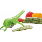 Dual-purpose vegetable cutter and peeler