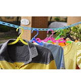 Clothesline Drying Nylon Rope with Hooks