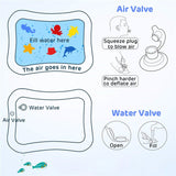 Inflatable play mat for babies