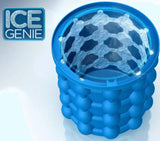 Silicone ice cube maker for easy use.