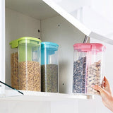 2-section airtight container for grains