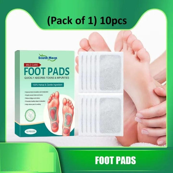 Detox Foot Pads (Pack of 1 – 10 Patches) | Herbal Foot Detox Inspired by Chinese, Korean & Japanese Wellness