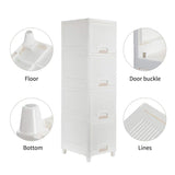 Multipurpose Storage Cabinet, Storage Solutions plastic drawers || Multi Layer Wardrobe Storage Drawers || Foldable Multipurpose Drawer Units For Kitchen, Bathroom, Bedroom, Cloth (4 Layer)