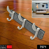 Wall Mounted Coat Hanger Rack – 6 Hooks for Clothes, Jackets & Hats