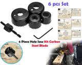 Metal case for 6-piece hole saw set