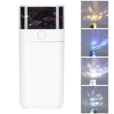 0221 Star Night Light Projector Humidifier, for Kids Room, Starlight Humidifier Ultrasonic LED Night Light Silent 300ml Dual Mode Mini Humidifier, for Home for Office