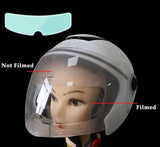 Eastbon Photochromic Anti-Fog Helmet Film, Universal Helmet Shield Anti Fog Film, Motorcycle Rainproof Anti-Fog Patch Visor Lens, for Most Motorcycle Standard Visor/Shield (2-Anti Fog+2-Anti rain)