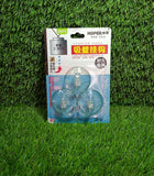 Transparent Rubber Vacuum Sucker Hooks Hanger Strong Suction Cup Bathroom Kitchen Window Wall Accessorie.