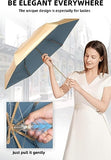 Compact mini umbrella with protective bag