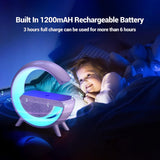 3-in-1 Multi-Function LED Night Lamp with Bluetooth Speaker and Wireless Charging