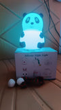Panda 7-Color LED Silicone Touch Lamp (1 Pc) with Rechargeable Night light and Touch Gesture for Kids’ Room, Soft Glow Decor for a Peaceful Sleep and an Adorable Christmas Gift (1 Pc)