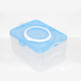 Double-layer egg storage box with 24 compartments, ideal for refrigerator organization