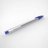 Ball pen with a focus on its smooth writing feature, showing its sleek design and grip