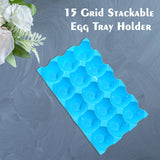 2206 Egg Trays for Storage with 15 Eggs Holder 