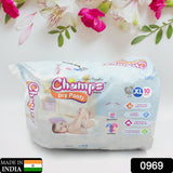 0969 Baby Diaper High Absorbent Pant Diapers,  Champs Soft and Dry Baby Diaper Pants Xl  10 Pcs (Extra Large , XL10 Pieces)