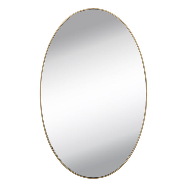 Oval mirror wall sticker for dressing rooms.