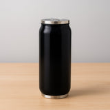 Stainless Steel Can-Shaped Vacuum Flask with Built-In Straw 500ml Approx, Tumbler (1 Pc)